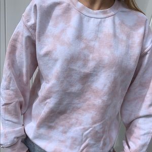 Tan tie dye sweatshirt